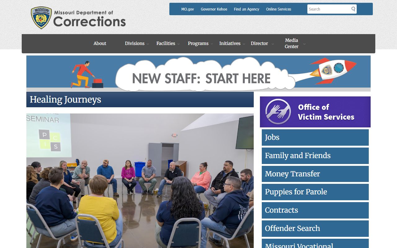 Chariton County inmate search Missouri Department of Corrections home page